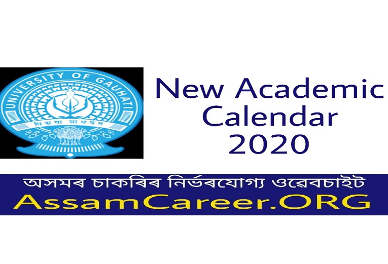 Gauhati University New Academic Calendar 2020 Schedule Of Admission 